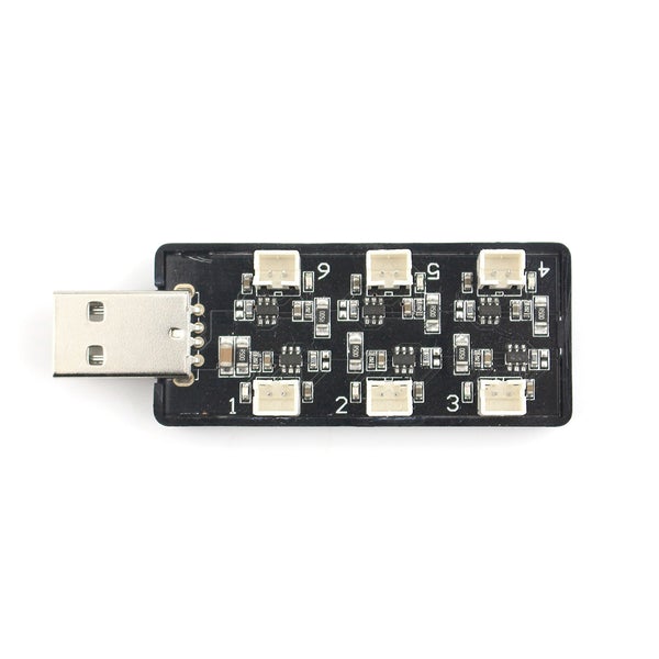 EMAX Charger Tinyhawk Parts - 6-Port 1S LiPo USB PH2.0 Tinyhawk/Nanohawk Drones